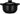 Kook Korean Dolsot Pot Set, Bowl with Lid, for Cooking Bibimbap, Kimchi, Hot Pot, Soups and Stews, Oven and Dishwasher Safe, 38 oz, Black