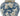 Galt International Blue and White Flower Chinoiserie Ginger Jar 12" w/Lid Ginger Jar, Tea Storage Decorative Home Decor Jar