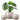 vancasso 3-Pack Ceramic Plant Pots, 3.7/4.8/6.2 Inch Indoor Planters with Saucers & Drainage Hole Planter pots for Indoor Plants and Flower, White