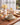 Famiware Star Dinnerware Set with Pasta Bowls, Service for 4 (16pcs), Ribbed Stoneware Plates and Double Bowls Dishes Sets - Chip & Scratch Resistant, Microwave & Dishwasher Safe, Cappuccino White