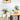 vancasso 3-Pack Ceramic Plant Pots, 3.7/4.8/6.2 Inch Indoor Planters with Saucers & Drainage Hole Planter pots for Indoor Plants and Flower, White