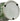 Galt International 14" Green & White Floral Ceramic Porcelain Ginger Jar Floral Home Décor Jar Urn Shape Vase