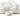 MALACASA Plates and Bowls Sets, 24 Pieces Modern Ceramic Dinnerware Set for 8 Kitchen Stoneware Dishes Dishware Set Microwave and Dishwasher Safe, White, Series TARA