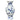 Galt International Floral Chinoiserie Ceramic Vase 14" - Green Sakura Hand Painted Antique Style Porcelain Flower Bottle Fishtail Porcelain Chinese Vase for Home Decor Centerpiece